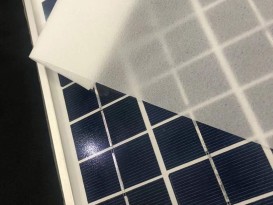 赞晨厂家直销大方格光伏膜大量供应光伏膜环保黑色光伏膜