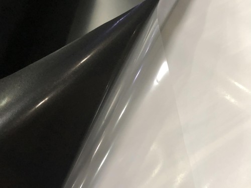 赞晨TPU离型膜黑色薄膜复pet/OPP-贴合布料防水拉链-服装等厚0.03mm