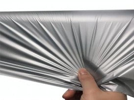 TPU薄膜生产厂家 银色防水透气薄膜复合布料专用tpu膜 免费取样